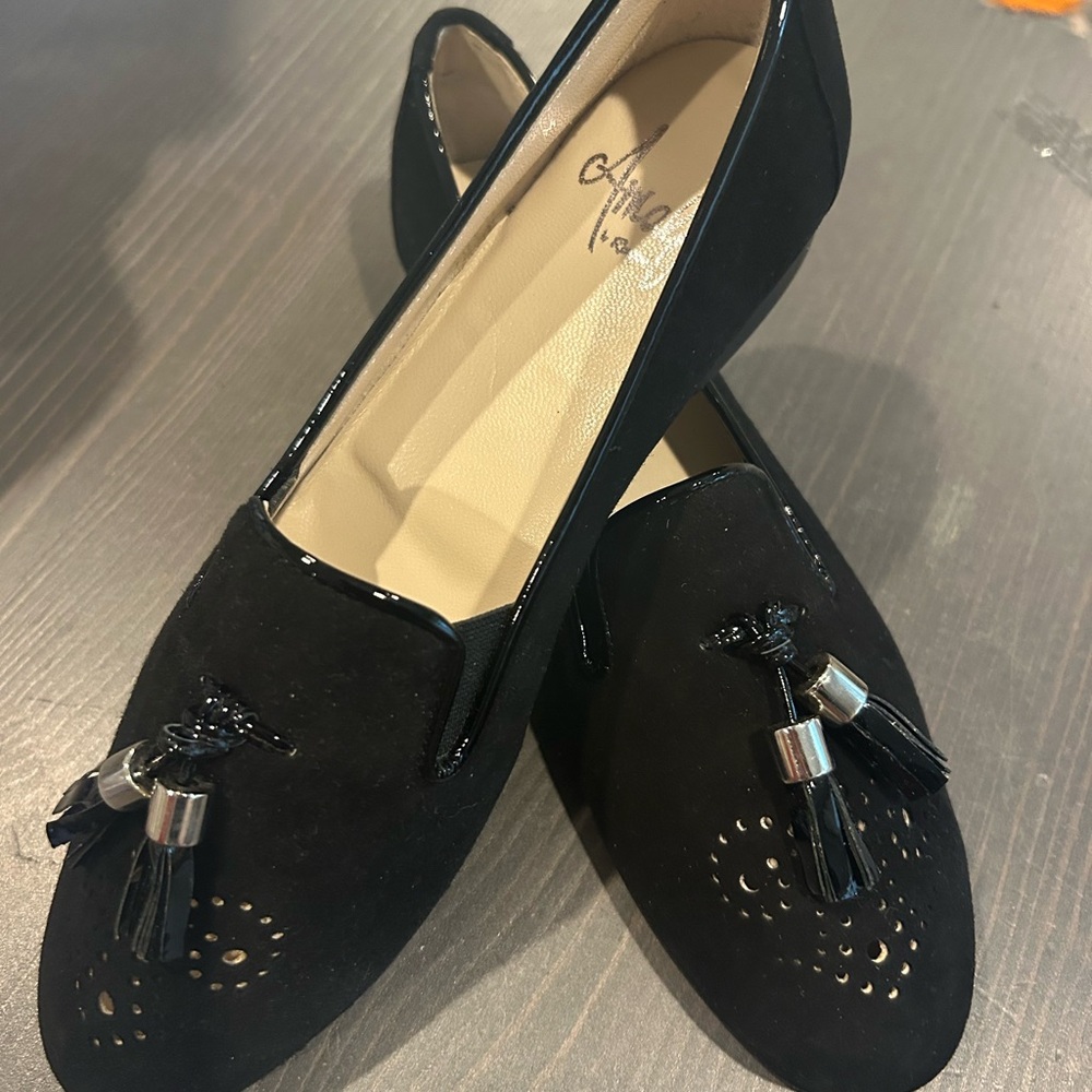 Amalfi Black Tassel Loafers